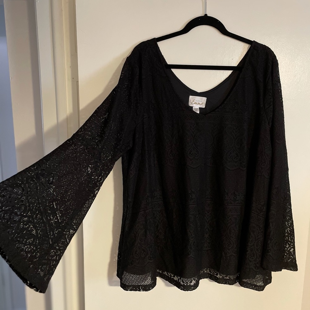 NWOT! Plus Size Lacey Bohemian Top
